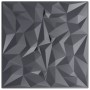 Wall panels 12 pcs XPS amethyst grey 50x50 cm 3 m² by , Wall covering - Ref: Foro24-4100051, Price: 38,48 €, Discount: %