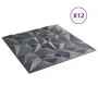 Wandpaneele 12 Stück XPS Amethyst Grau 50x50 cm 3 m² von , Wandverkleidung - Ref: Foro24-4100051, Preis: 39,22 €, Rabatt: %
