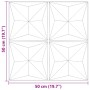 24 Stück XPS Origami-Wandpaneele in Grün, 50x50 cm, 6 m². von , Wandverkleidung - Ref: Foro24-4100066, Preis: 59,31 €, Rabatt: %