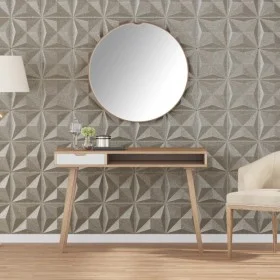 Paneles de pared 48 uds XPS origami Beton 50x50 cm 12 m² de , Recubrimiento de paredes - Ref: Foro24-4100064, Precio: 108,94 ...