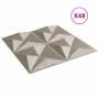 Wandpaneele 48 Stück XPS Origami Beton 50x50 cm 12 m² von , Wandverkleidung - Ref: Foro24-4100064, Preis: 110,67 €, Rabatt: %