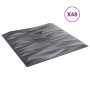 Wall panels 48 pcs XPS gray stone 50x50 cm 12 m² by , Wall covering - Ref: Foro24-4100079, Price: 108,44 €, Discount: %