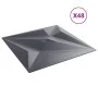 48 units of gray star XPS wall panels 50x50 cm 12 m² by , Wall covering - Ref: Foro24-4100070, Price: 103,14 €, Discount: %