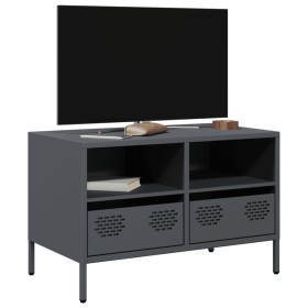 TV-Möbel aus kaltgewalztem Stahl in Anthrazit 68x39x43,5 cm von , TV-Möbel - Ref: Foro24-851318, Preis: 69,85 €, Rabatt: %