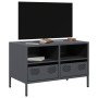 TV-Möbel aus kaltgewalztem Stahl in Anthrazit 68x39x43,5 cm von , TV-Möbel - Ref: Foro24-851318, Preis: 69,85 €, Rabatt: %