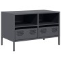 TV-Möbel aus kaltgewalztem Stahl in Anthrazit 68x39x43,5 cm von , TV-Möbel - Ref: Foro24-851318, Preis: 69,85 €, Rabatt: %