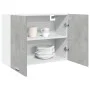 Hanging wardrobe in gray concrete plywood 80x31x60 cm by , Kitchen cabinets - Ref: Foro24-856109, Price: 60,12 €, Discount: %
