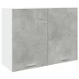 Hanging wardrobe in gray concrete plywood 80x31x60 cm by , Kitchen cabinets - Ref: Foro24-856109, Price: 60,12 €, Discount: %