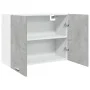 Hanging wardrobe in gray concrete plywood 80x31x60 cm by , Kitchen cabinets - Ref: Foro24-856109, Price: 60,12 €, Discount: %