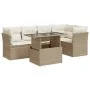 Juego de sofás jardín con cojines 6 pzas ratán sintético beige de , Conjuntos de jardín - Ref: Foro24-3326159, Precio: 465,69...