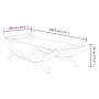 Lounger with anthracite gray curved wood canopy 100x188.5x44 cm by vidaXL, Outdoor beds - Ref: Foro24-313948, Price: 148,60 €...