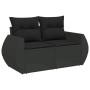 Set de sofás de jardín y cojines 10 pzas ratán sintético negro de , Conjuntos de jardín - Ref: Foro24-3327303, Precio: 759,81...