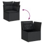 Set de sofás de jardín y cojines 10 pzas ratán sintético negro de , Conjuntos de jardín - Ref: Foro24-3327303, Precio: 759,81...