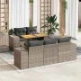 Set de muebles de jardín 6 pzas y cojines ratán sintético gris de , Conjuntos de jardín - Ref: Foro24-3327329, Precio: 479,85...