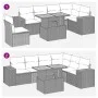 Garden set with 7 pieces of sofas and beige synthetic rattan cushions. by , Garden sets - Ref: Foro24-3327383, Price: 574,67 ...