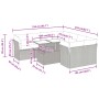 Gartenmöbel-Set 9-teilig mit Kissen aus hellem grauem Kunst-Rattan. von , Gartensets - Ref: Foro24-3326133, Preis: 671,74 €, ...