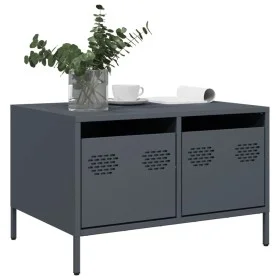 TV-Möbel aus kaltgewalztem Stahl in Anthrazit 68x50x43,5 cm von , TV-Möbel - Ref: Foro24-851240, Preis: 108,59 €, Rabatt: %