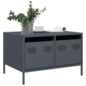 TV-Möbel aus kaltgewalztem Stahl in Anthrazit 68x50x43,5 cm von , TV-Möbel - Ref: Foro24-851240, Preis: 109,99 €, Rabatt: %