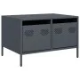 TV-Möbel aus kaltgewalztem Stahl in Anthrazit 68x50x43,5 cm von , TV-Möbel - Ref: Foro24-851240, Preis: 108,59 €, Rabatt: %