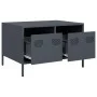 TV-Möbel aus kaltgewalztem Stahl in Anthrazit 68x50x43,5 cm von , TV-Möbel - Ref: Foro24-851240, Preis: 108,59 €, Rabatt: %
