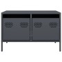 TV-Möbel aus kaltgewalztem Stahl in Anthrazit 68x50x43,5 cm von , TV-Möbel - Ref: Foro24-851240, Preis: 109,99 €, Rabatt: %