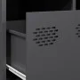TV stand made of cold-rolled anthracite steel, measuring 68x50x43.5 cm. by , TV Furniture - Ref: Foro24-851240, Price: 108,59...