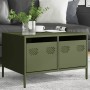 TV-Möbel aus kaltgewalztem Stahl in Olivgrün, 68x50x43,5 cm. von , TV-Möbel - Ref: Foro24-851242, Preis: 81,15 €, Rabatt: %