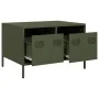 TV stand made of cold-rolled steel in olive green, measuring 68x50x43.5 cm. by , TV Furniture - Ref: Foro24-851242, Price: 80...