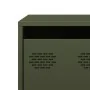 TV stand made of cold-rolled steel in olive green, measuring 68x50x43.5 cm. by , TV Furniture - Ref: Foro24-851242, Price: 80...