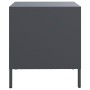 Nachttische, 2 Stück, anthrazitgraues Stahl, 35x39x43,5 cm. von , Nachttische - Ref: Foro24-851249, Preis: 74,66 €, Rabatt: %