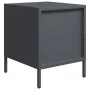 Nachttische, 2 Stück, anthrazitgraues Stahl, 35x39x43,5 cm. von , Nachttische - Ref: Foro24-851249, Preis: 73,94 €, Rabatt: %