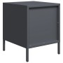 Nachttische, 2 Stück, anthrazitgraues Stahl, 35x39x43,5 cm. von , Nachttische - Ref: Foro24-851249, Preis: 74,66 €, Rabatt: %