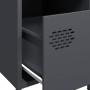 Bedside tables 2 units anthracite gray steel 35x39x43.5 cm by , Nightstands - Ref: Foro24-851249, Price: 74,66 €, Discount: %
