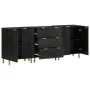 3 black engineered wood sideboards by , Lockers and storage cabinets - Ref: Foro24-3309993, Price: 284,19 €, Discount: %