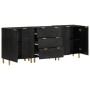 Aparadores 3 uds madera de ingeniería negro de , Taquillas y armarios de almacenamiento - Ref: Foro24-3309993, Precio: 287,62...
