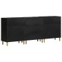 Aparadores 3 uds madera de ingeniería negro de , Taquillas y armarios de almacenamiento - Ref: Foro24-3309993, Precio: 287,62...