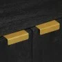 3 black engineered wood sideboards by , Lockers and storage cabinets - Ref: Foro24-3309993, Price: 284,19 €, Discount: %