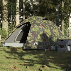 4-person waterproof camouflage igloo tent by , tents - Ref: Foro24-4009620, Price: 85,51 €, Discount: %