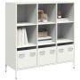 Weißer Stahlschrank 101,5x39x103,5 cm von , Sideboards - Ref: Foro24-851393, Preis: 127,85 €, Rabatt: %