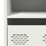 White steel sideboard 101.5x39x103.5 cm by , Sideboards - Ref: Foro24-851393, Price: 127,85 €, Discount: %