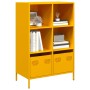 Aparador acero amarillo mostaza 68x39x103,5 cm de , Aparadores - Ref: Foro24-851385, Precio: 151,36 €, Descuento: %