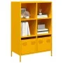 Mustard yellow steel sideboard 68x39x103.5 cm by , Sideboards - Ref: Foro24-851385, Price: 149,53 €, Discount: %