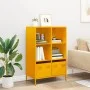 Mustard yellow steel sideboard 68x39x103.5 cm by , Sideboards - Ref: Foro24-851385, Price: 149,53 €, Discount: %