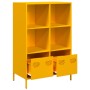 Aparador acero amarillo mostaza 68x39x103,5 cm de , Aparadores - Ref: Foro24-851385, Precio: 151,36 €, Descuento: %