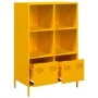 Mustard yellow steel sideboard 68x39x103.5 cm by , Sideboards - Ref: Foro24-851385, Price: 149,53 €, Discount: %