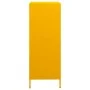 Mustard yellow steel sideboard 68x39x103.5 cm by , Sideboards - Ref: Foro24-851385, Price: 149,53 €, Discount: %