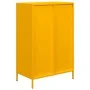 Mustard yellow steel sideboard 68x39x103.5 cm by , Sideboards - Ref: Foro24-851385, Price: 149,53 €, Discount: %