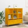 Gelber Senf-Stahlschrank 101,5x39x103,5 cm von , Sideboards - Ref: Foro24-851391, Preis: 172,41 €, Rabatt: %