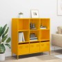 Mustard yellow steel sideboard 101.5x39x103.5 cm by , Sideboards - Ref: Foro24-851391, Price: 174,83 €, Discount: %