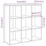 Eichenregal Handwerker 98x29x97,5 cm von , Bücherregale und Regale - Ref: Foro24-855969, Preis: 90,77 €, Rabatt: %